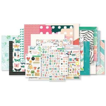 January 2018 Hip Kit Club Main Scrapbook Kit Hip Kit Club Scrapbook