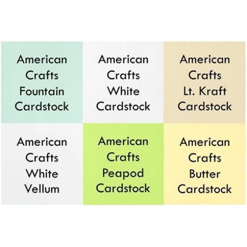 May 2016 Cardstock Scrapbook Kit