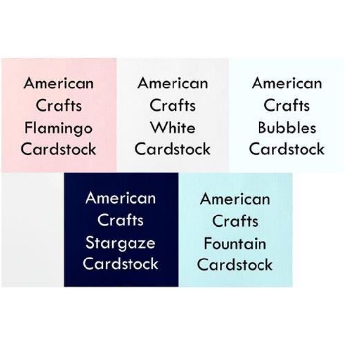 September 2016 Cardstock Scrapbook Kit