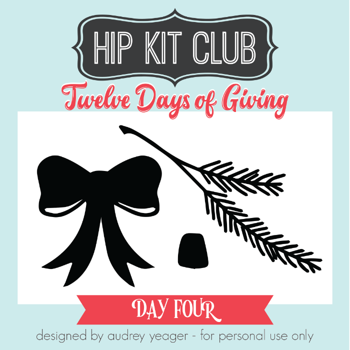 December 2017 Cut Files for 12 Days of Giving - Day 4