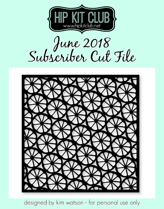 June 2018 - Kim Watson - Citrus Lace - Cut Files - Silhouette Cricut