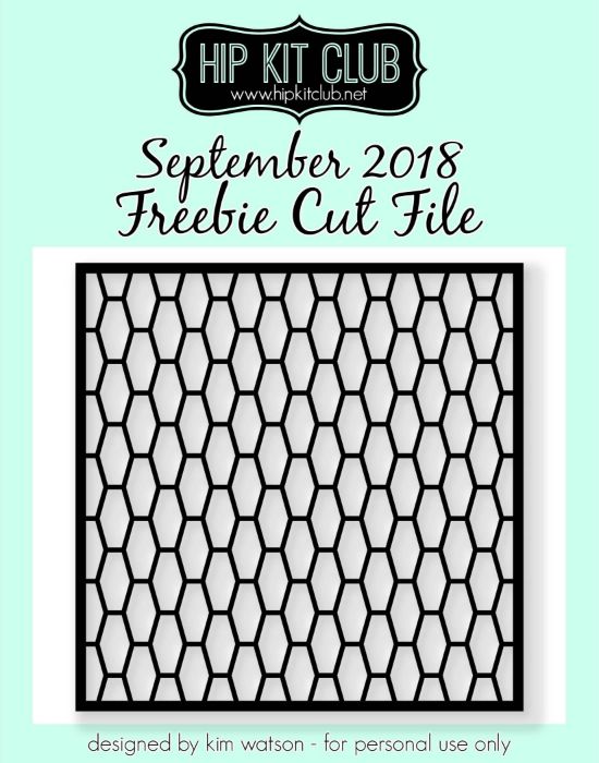 September 2018 - Kim Watson - Hexagons - Cut Files  - Silhouette Cricut