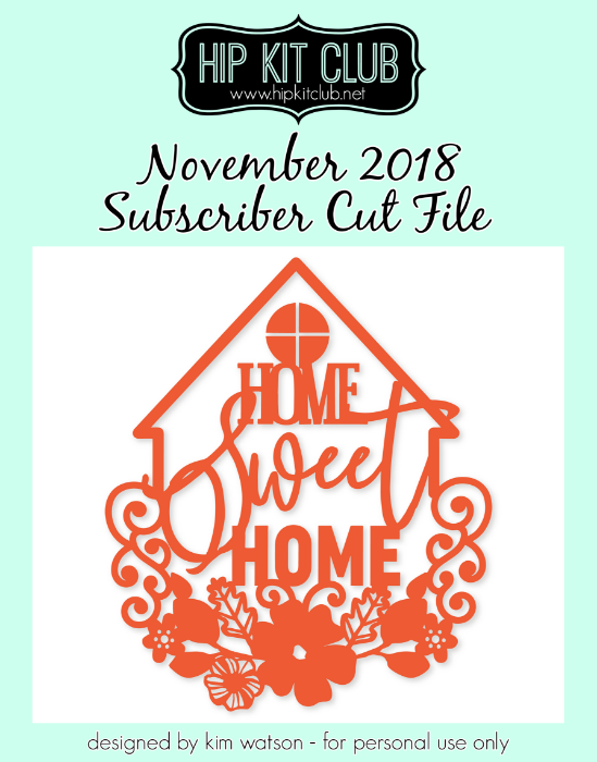 November 2018 - Kim Watson - Home - Cut Files  - Silhouette Cricut