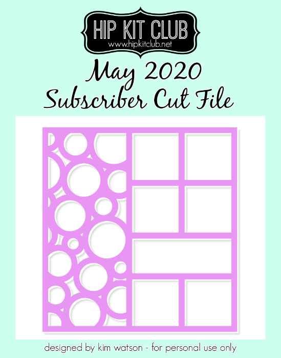 May 2020 - Kim Watson - Grid - Silhouette Cricut Cameo
