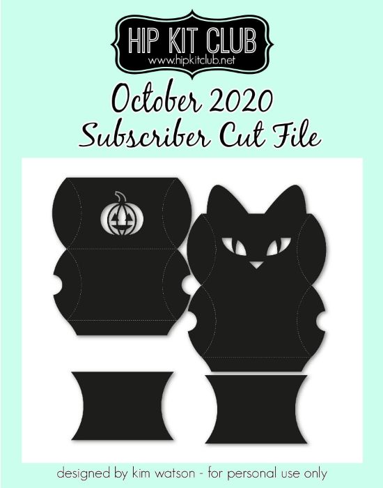 October 2020 - Kim Watson - Halloween Packages - Silhouette Cricut Cameo