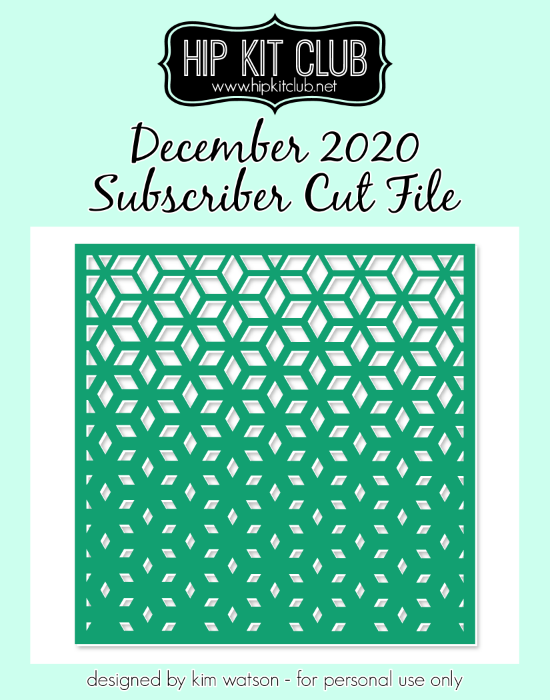 December 2020 - Kim Watson - Ombre Star Background - Silhouette Cricut Cameo
