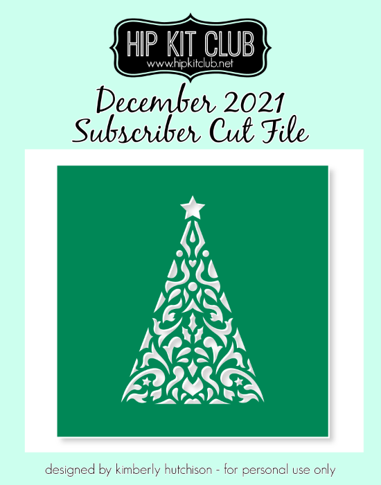 December 2021 - Kim Watson - Lace Tree - Silhouette Cricut Cameo