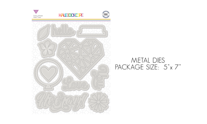 January 2022 Kaleidoscope Metal Die Kit Scrapbook Kit
