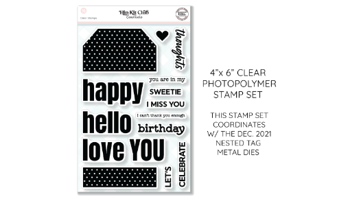 June 2022 Hip Kit Club Stamp Scrapbook Kit