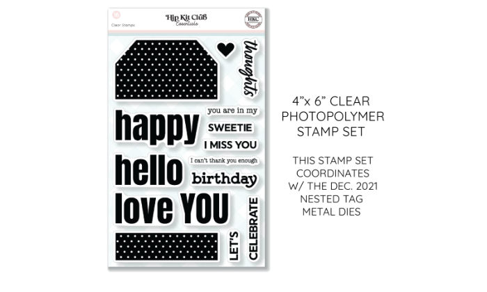 June 2022 Hip Kit Club Stamp Scrapbook Kit: Exclusive 4x6 Photopolymer  Clear Stamp Set - Hip Kit Club Scrapbook Kit Club