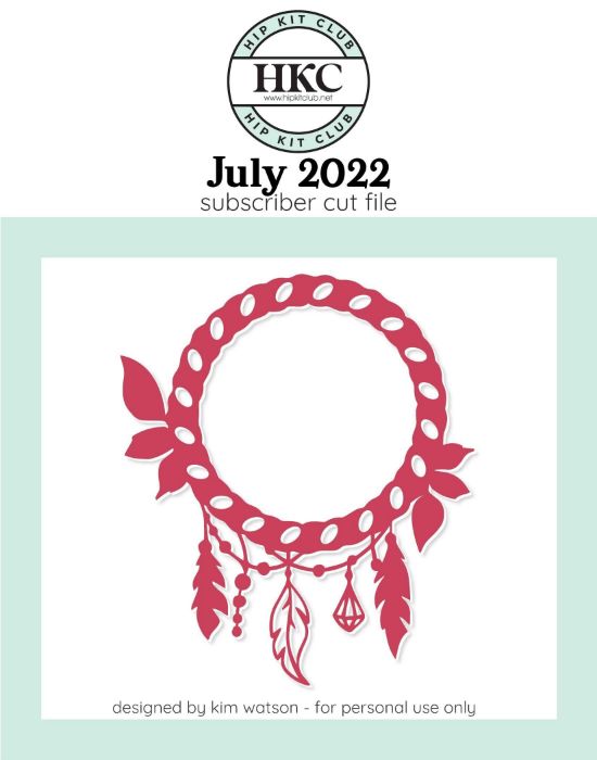 July 2022 - Kim Watson - Western Wreath - Silhouette Cricut Cameo