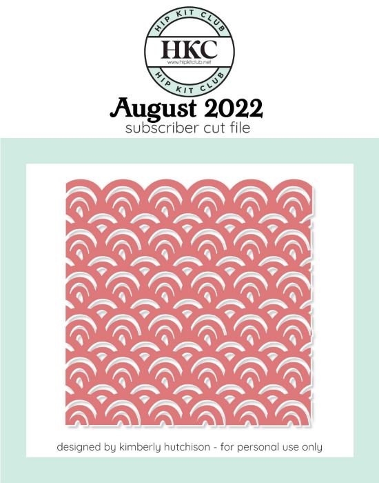 August 2022 - Kimberly Hutchison - Rainbow Background  - Silhouette Cricut Cameo