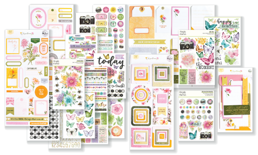 March 2023 Hip Kit Club Embellishment Scrapbook Kit | Scrapbooking ...