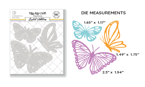 Picture of May 2023 Butterfly Metal Die Set