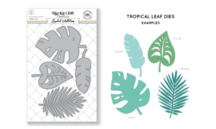 July 2024 Tropical Leaf Die Set