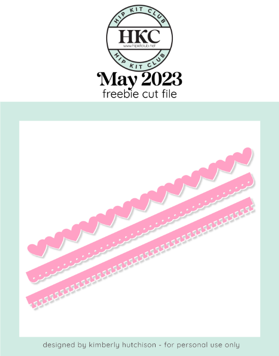 Picture of May 2023 Decorative Borders Cut File (Free when registered)  