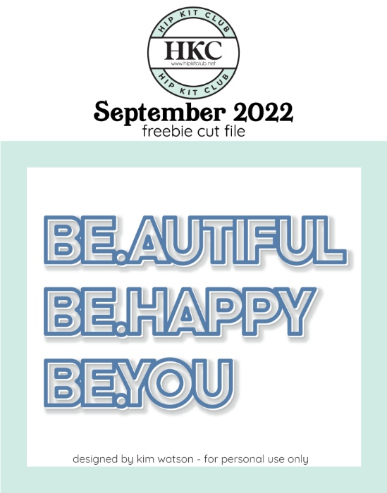 Picture of September 2022 Beautiful Cut File (Free when registered)       