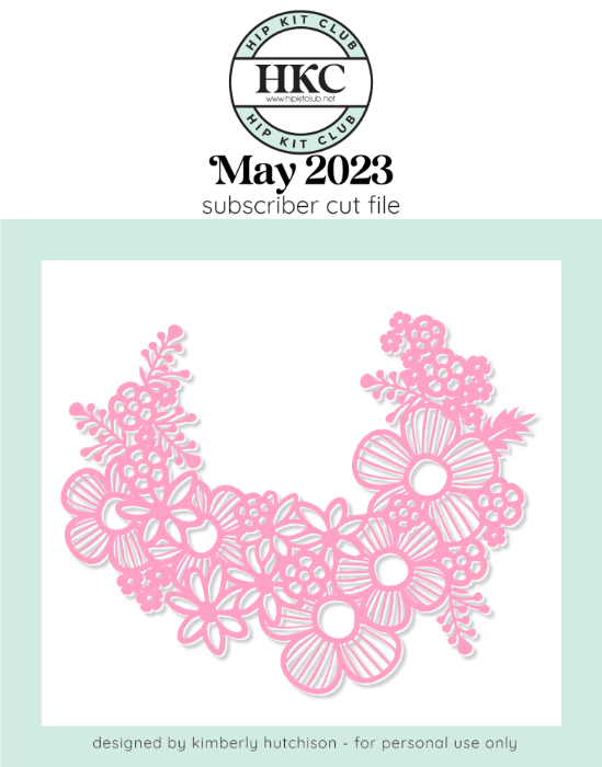 Picture of May 2023 - Floral Cluster Cut File