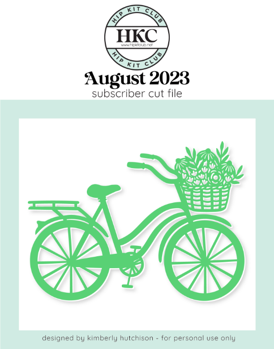 Picture of August 2023 Bicycle Cut File 