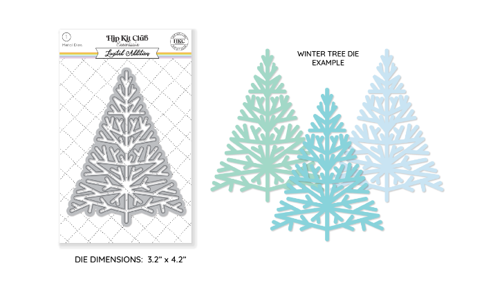 Picture of December 2023 Snowflake Tree Metal Die
