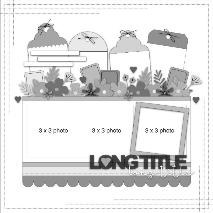 Picture of SKETCH 6 - Sweet Tags & Photo Grids: A Delightful Celebration Sketch! (Free when registered) 