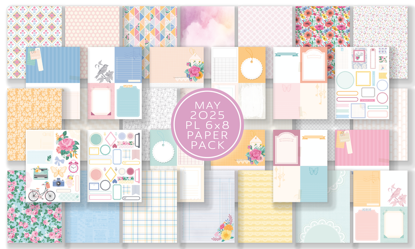 May 2025 Pocket Life Cards and Ephemera Shapes