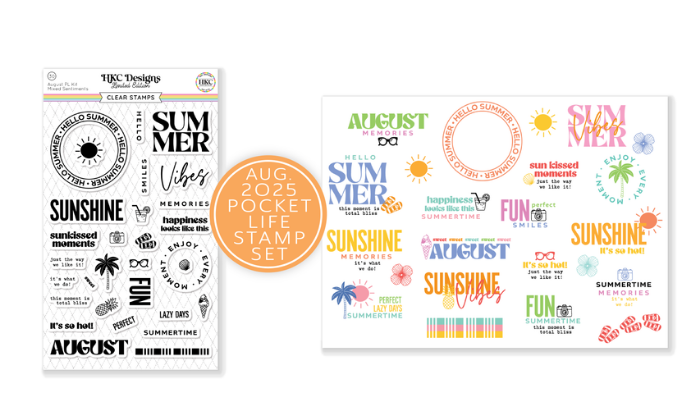 August 2025 Pocket Life Stamp Set