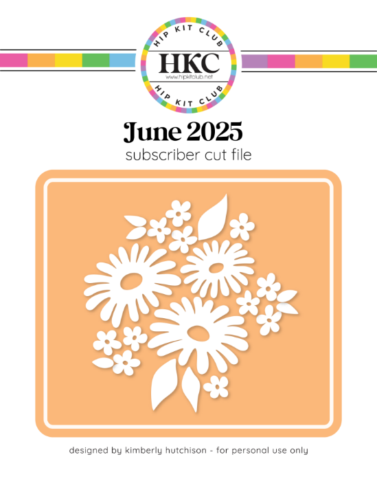 Picture of June 2025 Modern Florals Cut FIle