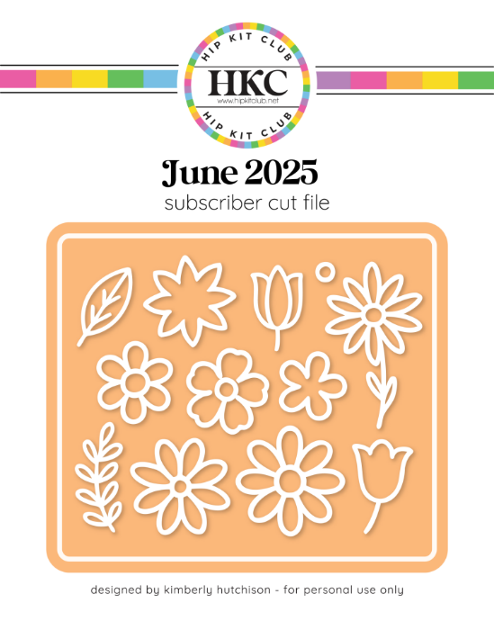 Picture of June 2025 Summer Blooms Cut FIle