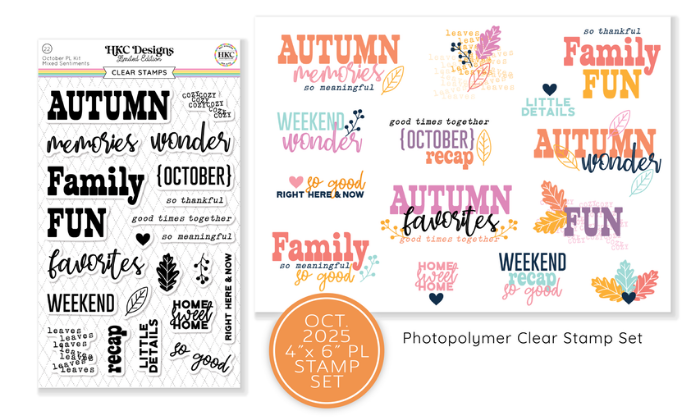 October 2025 Pocket Life Stamp Set