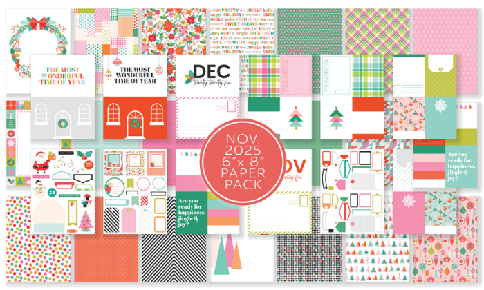 November 2025 Pocket Life Cards and Ephemera Shapes