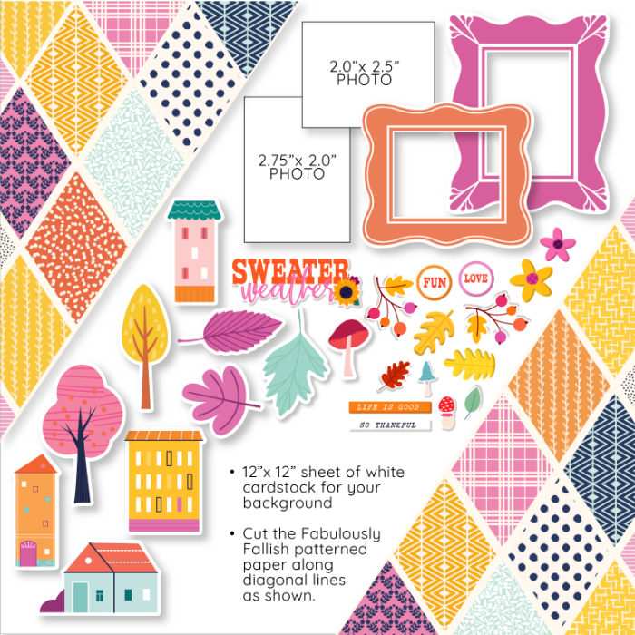 Picture of October 2025 Project Sheets Printable - Fall Fun & Argyle Charm - Layout 1
