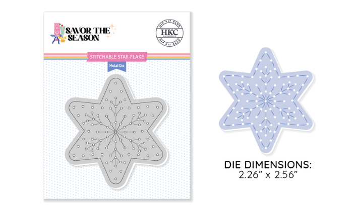 December 2025 Stitchable Starflake Die