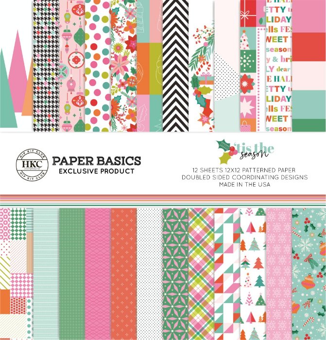 November 2025 Patterned Paper Kit
